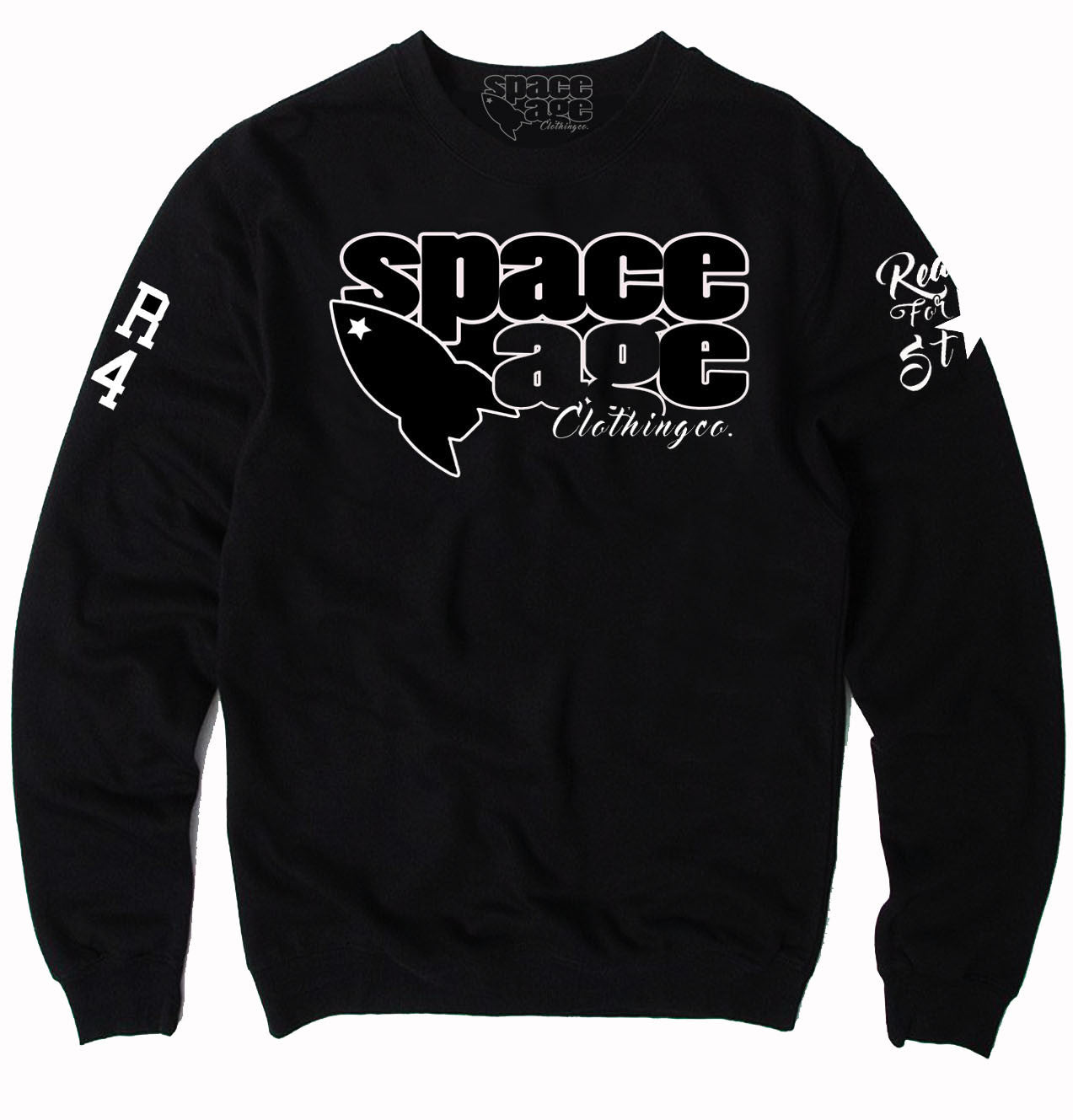 OG Space Age Clothing Co. Sweatshirt - Black / White