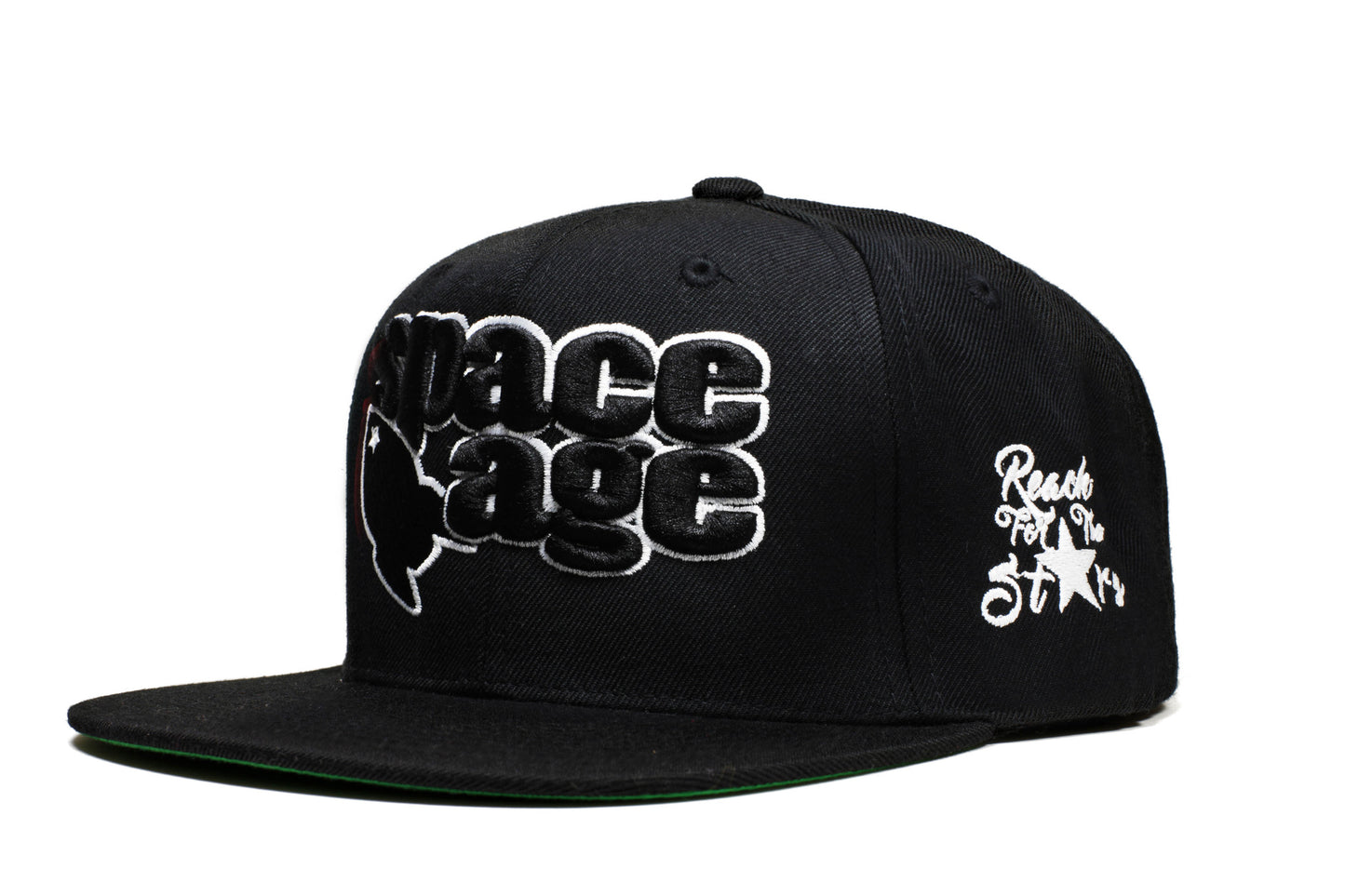 OG Space Age Snap Back - Black / White / White