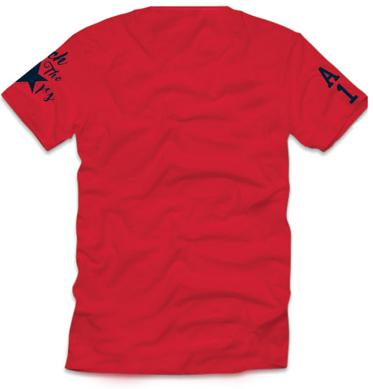 OG Space Age Clothing Co. T- Shirt Red / Navy