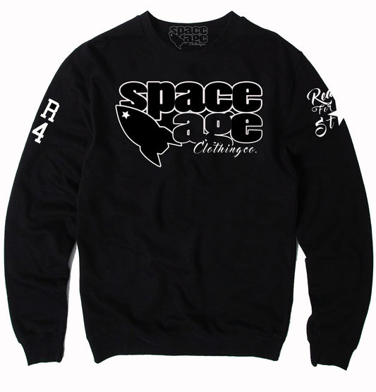 OG Space Age Clothing Co.  Sweatshirt - Black / White