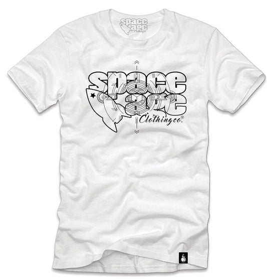 Space Age Clothing Co. T- Shirt White / Black