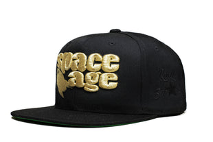 OG Space Age Snap Back - Black  / Gold/ Black