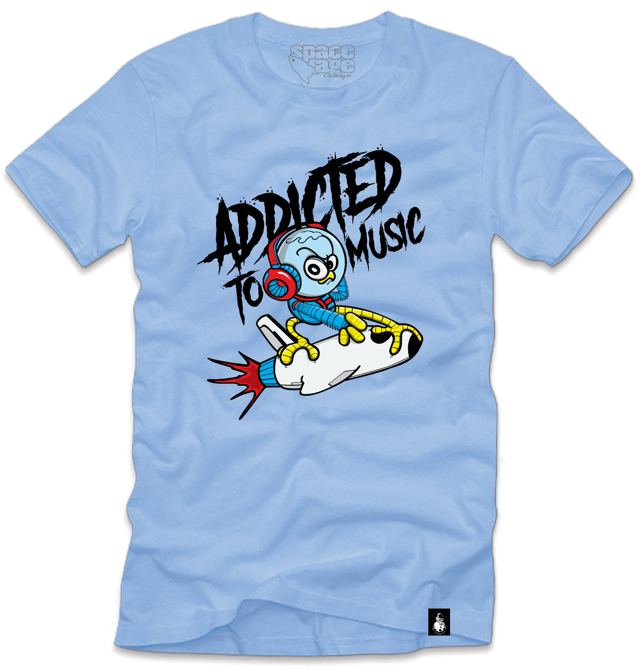 Addicted To Music Light Blue