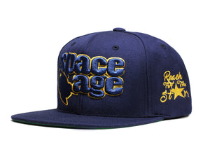 OG Space Age Snap Back  - Navy / Gold / Gold