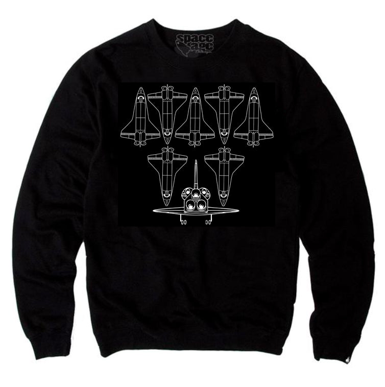 Paper Shuttle / Sweatshirt Black