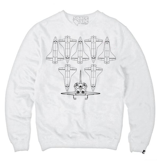 Paper Shuttle / Sweatshirt white