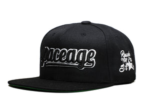 Space Age Snap Back 2 - Black / White / White