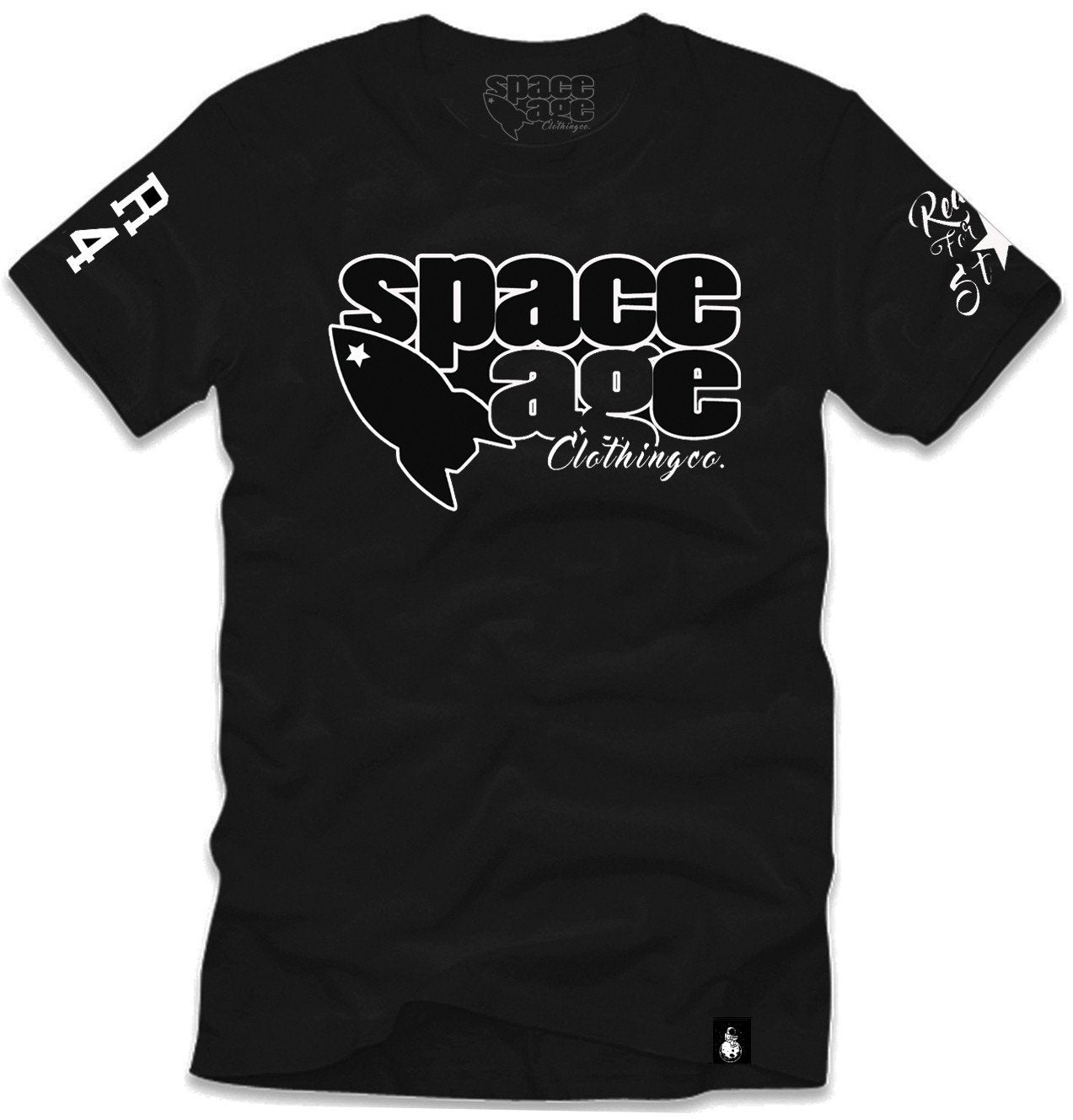 OG Space Age Clothing Co. T- Shirt  Black / White